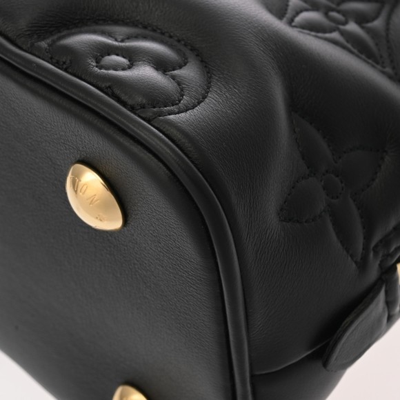 Louis Vuitton Alma Soft BB Black Calf Handbag Bag Back - Picture 10 of 15